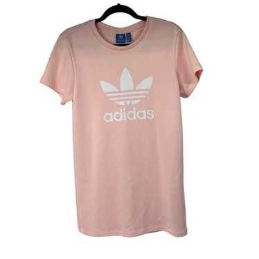 Adidas Pale Pink Trefoil Logo Short Sleeve Shirt … - image 1