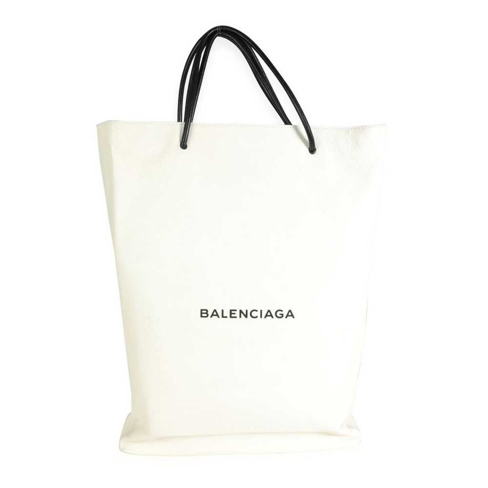 Balenciaga Shopping North South leather handbag - image 2