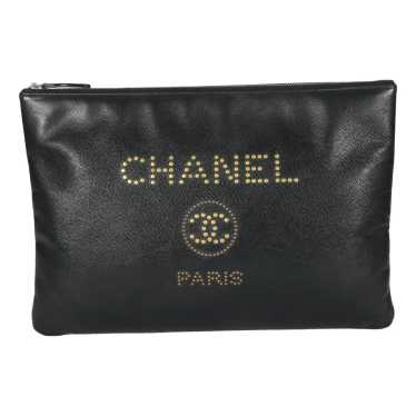 Chanel Deauville leather handbag