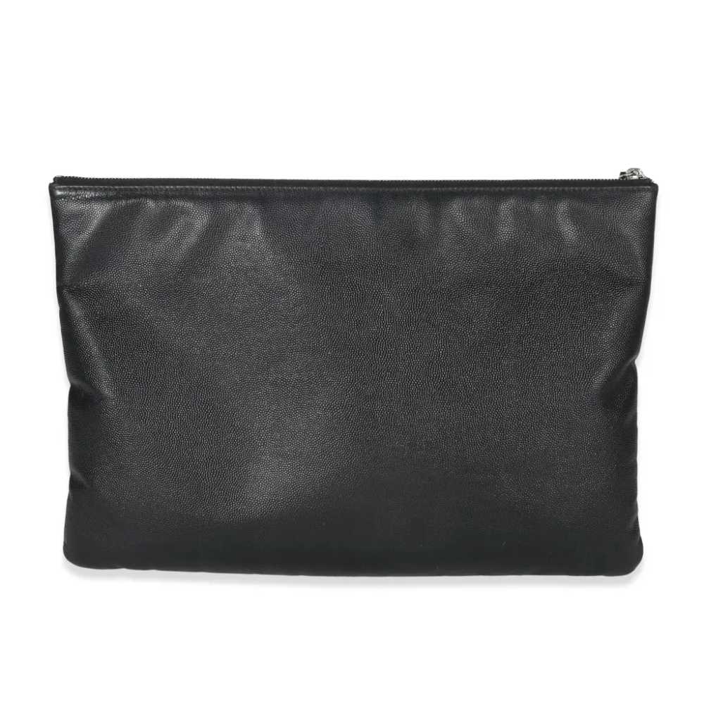 Chanel Deauville leather handbag - image 3