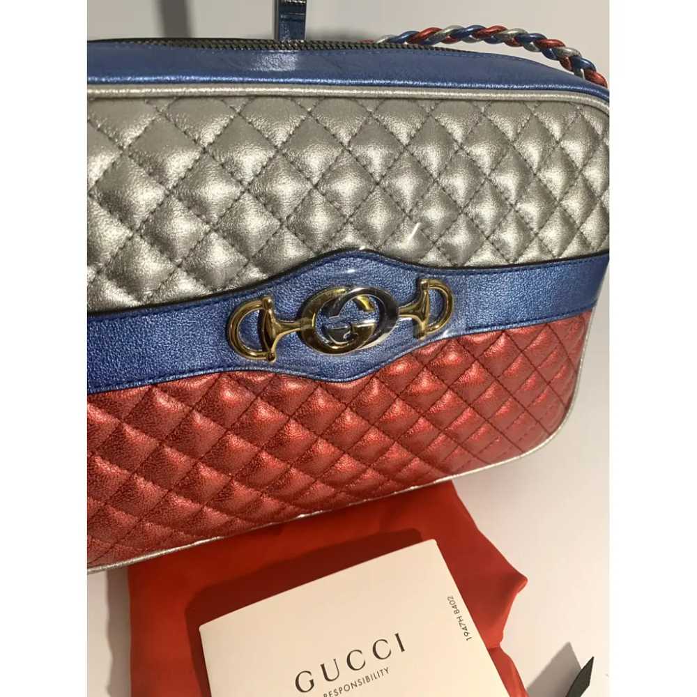Gucci Laminated leather crossbody bag - image 3