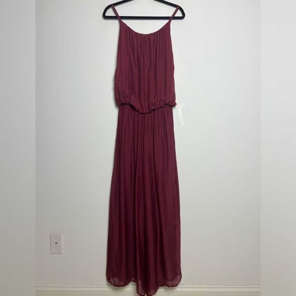 NT by Amati Made In Italy Burgundy Silk Blend Jum… - image 2