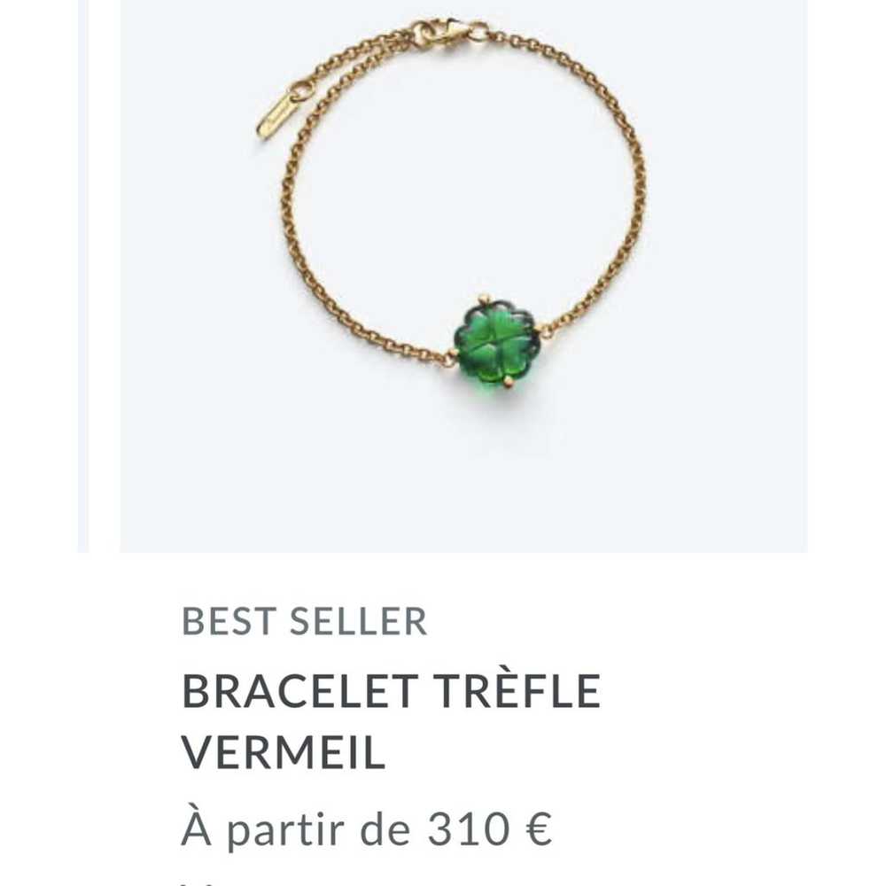 Baccarat Hortensia silver gilt bracelet - image 4