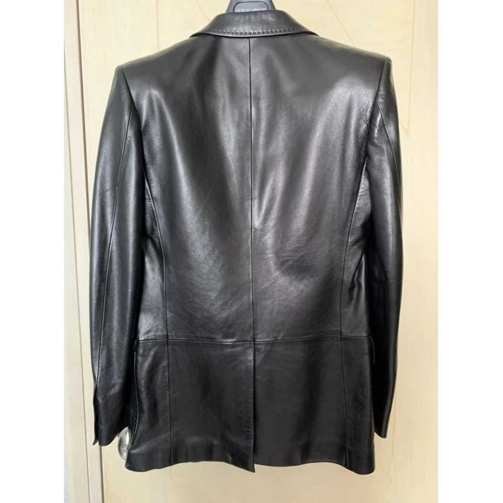 Gucci Leather biker jacket - image 3
