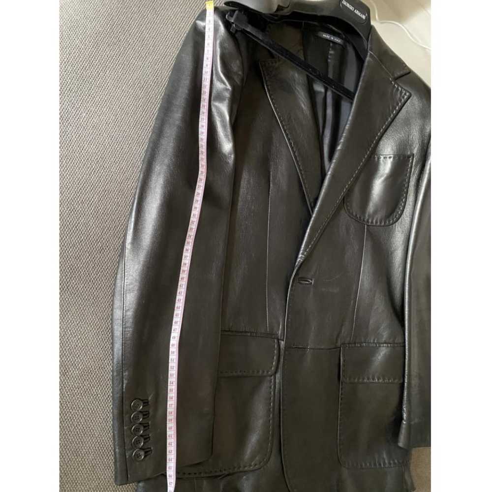 Gucci Leather biker jacket - image 6