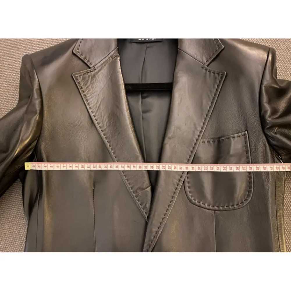 Gucci Leather biker jacket - image 9