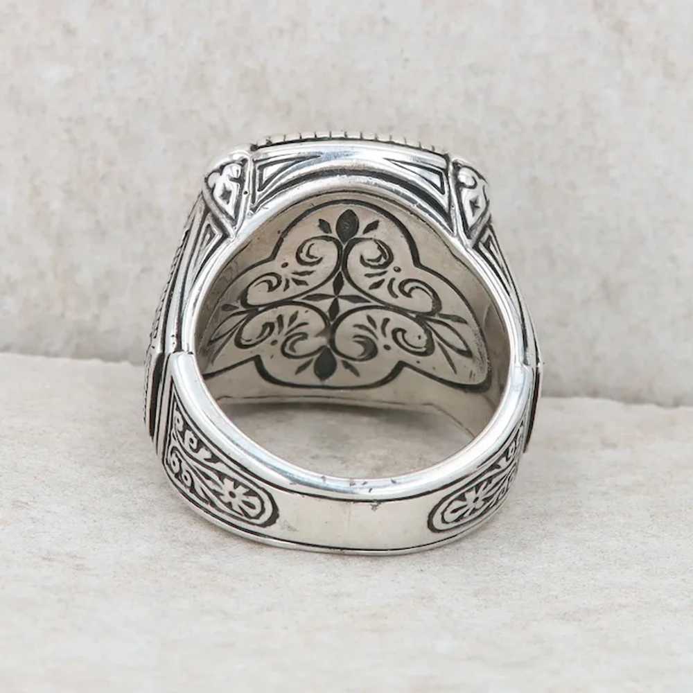 Men's Sterling Silver Konstantino Square Pegasus … - image 5