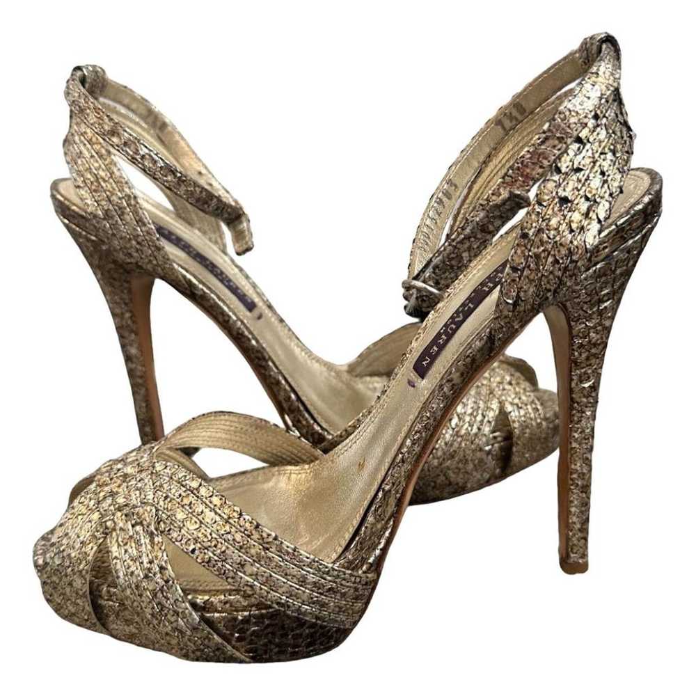 Ralph Lauren Collection Leather heels - image 1