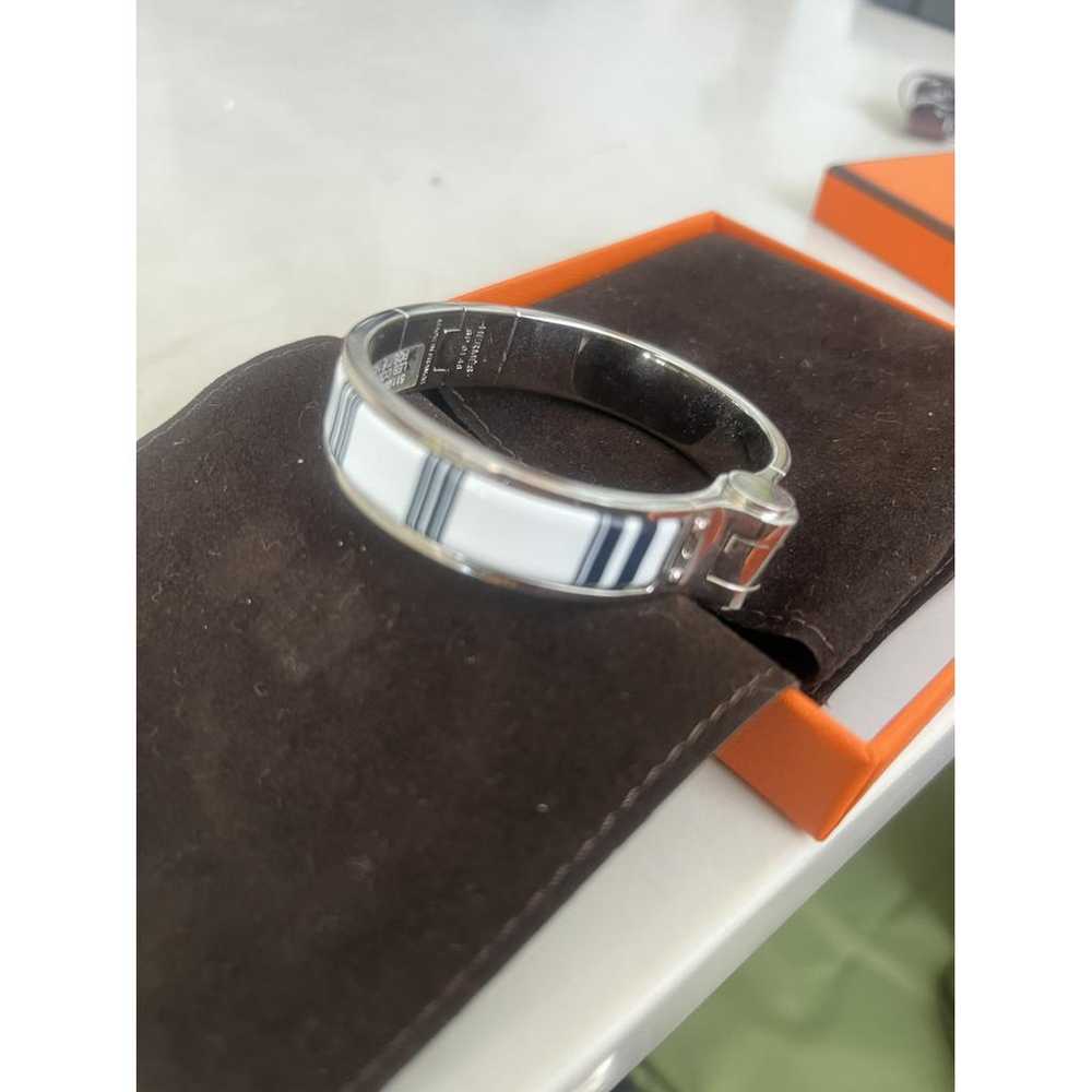 Hermès Silver bracelet - image 2