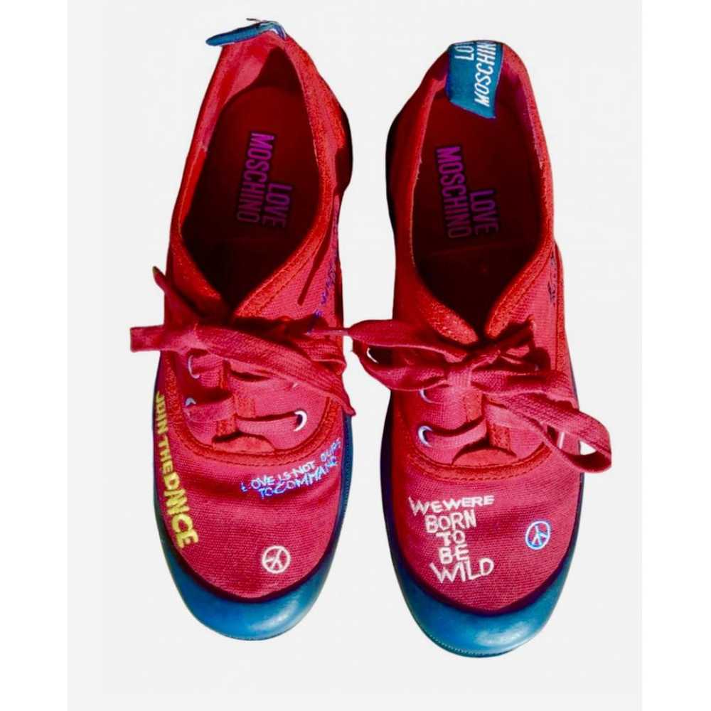 Moschino Love Cloth trainers - image 5