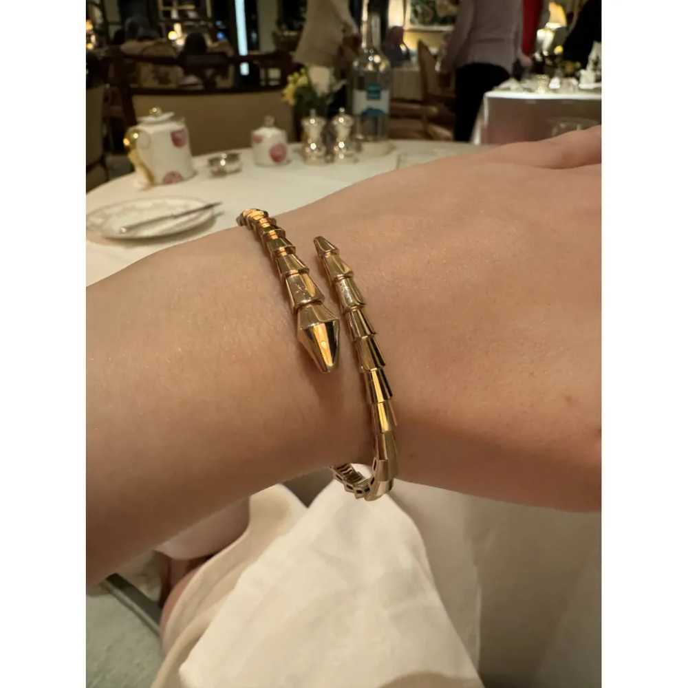 Bvlgari Serpenti pink gold bracelet - image 9