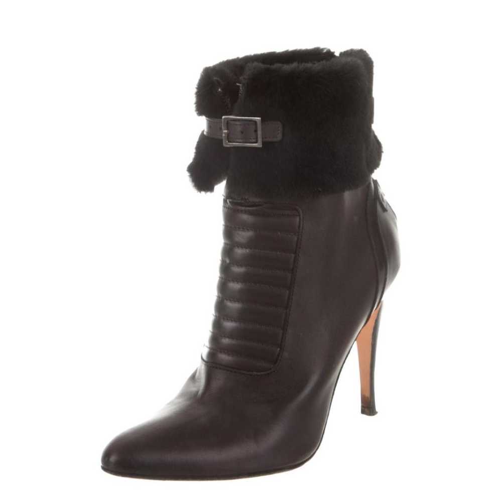 Manolo Blahnik Leather boots - image 2