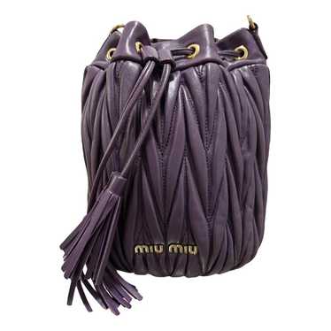 Miu Miu Matelassé leather crossbody bag - image 1