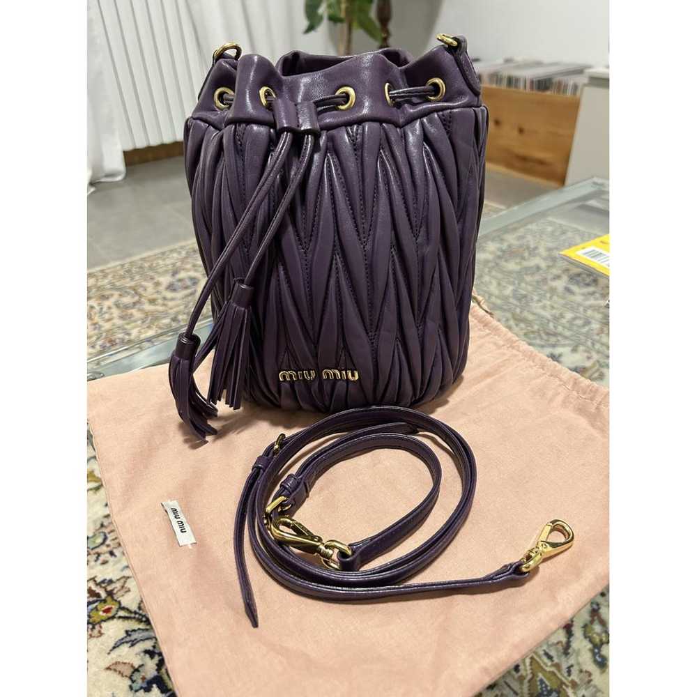 Miu Miu Matelassé leather crossbody bag - image 2