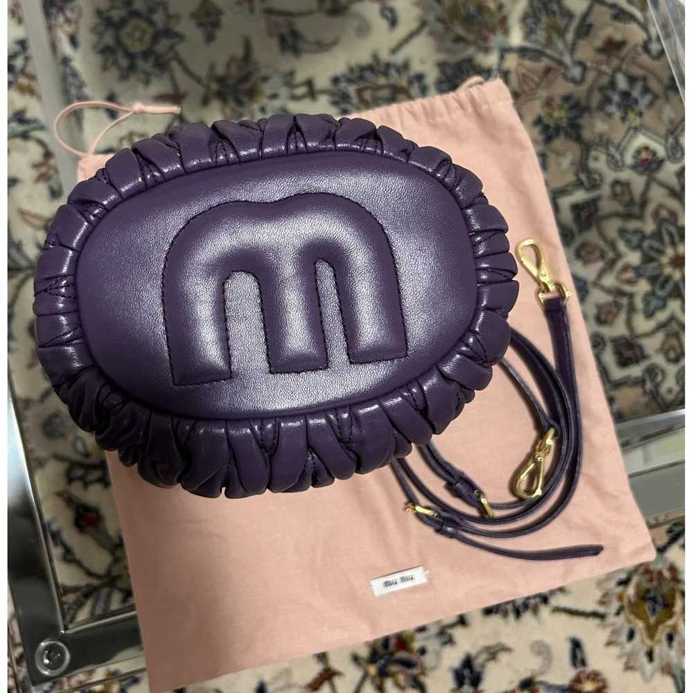 Miu Miu Matelassé leather crossbody bag - image 4