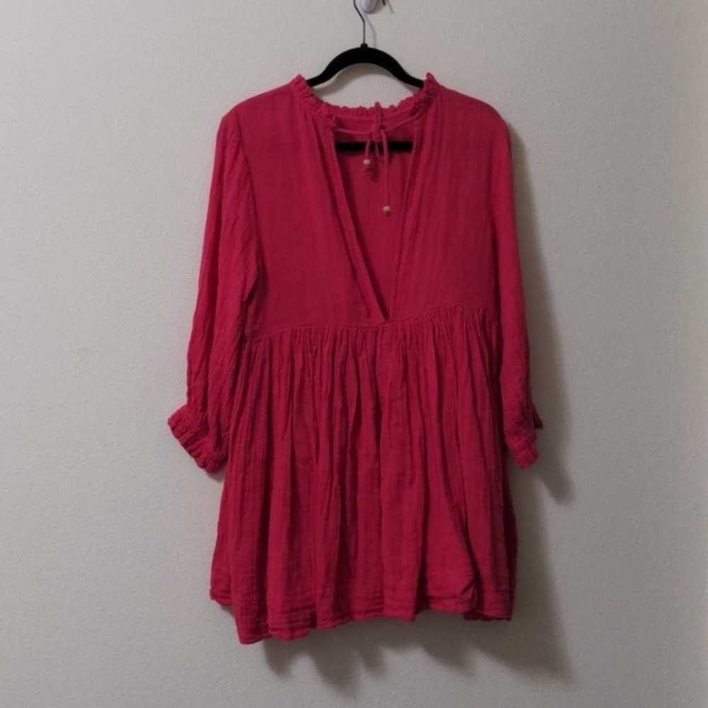 Free People Living For This Rose Mini Dress - image 8