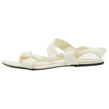 The Row Patent leather sandal