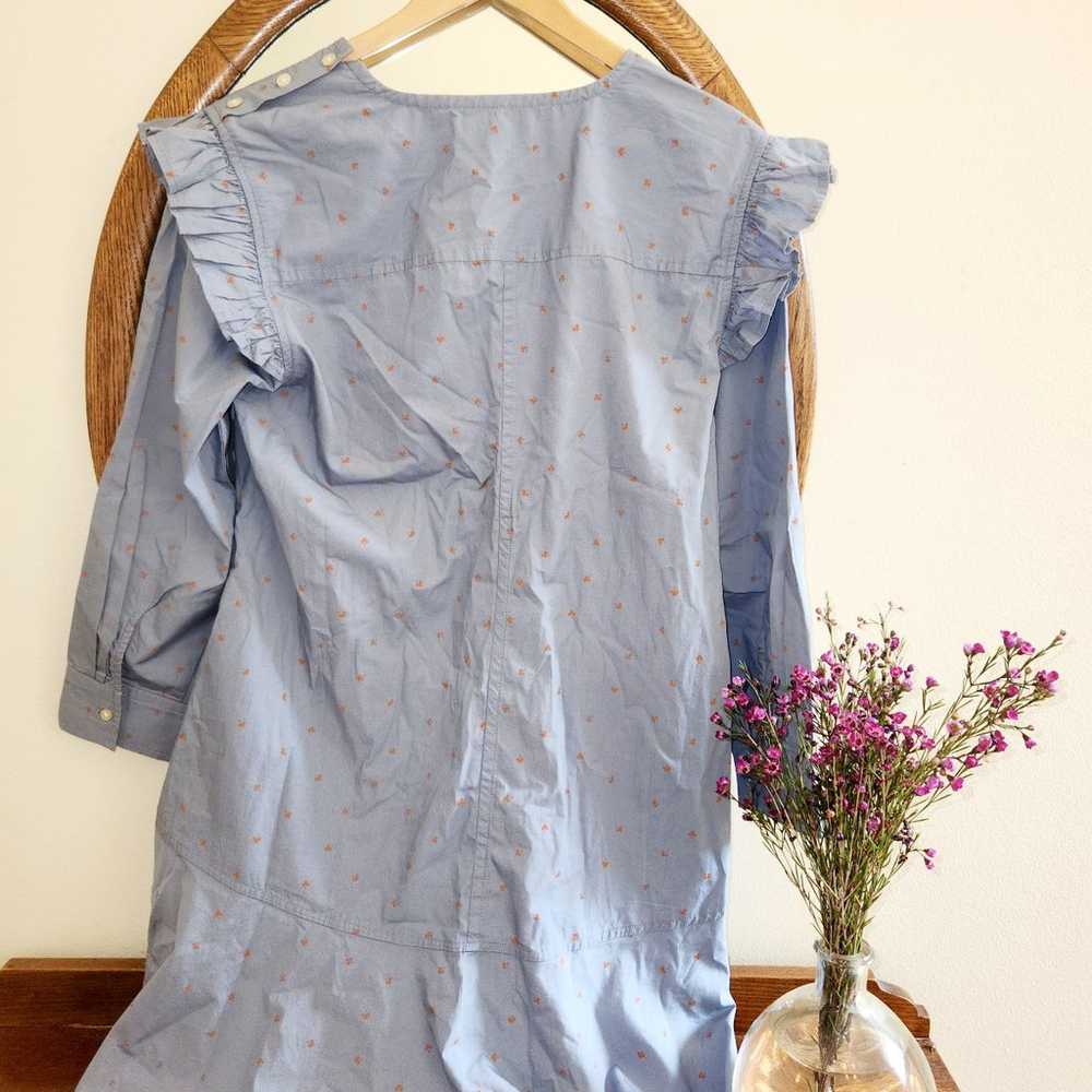 Free Assembly Blue Shirt Dress - image 12