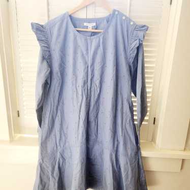 Free Assembly Blue Shirt Dress - image 1