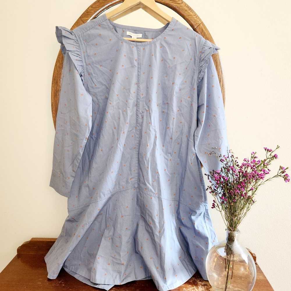 Free Assembly Blue Shirt Dress - image 3