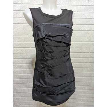 Vera Wang Size 6 Mini Dress Silk Front Form fitti… - image 1