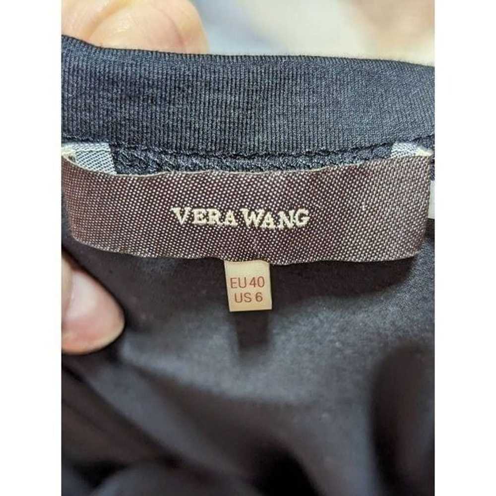 Vera Wang Size 6 Mini Dress Silk Front Form fitti… - image 3