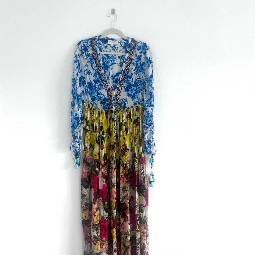 Rococo Sand Silk maxi dress - image 7