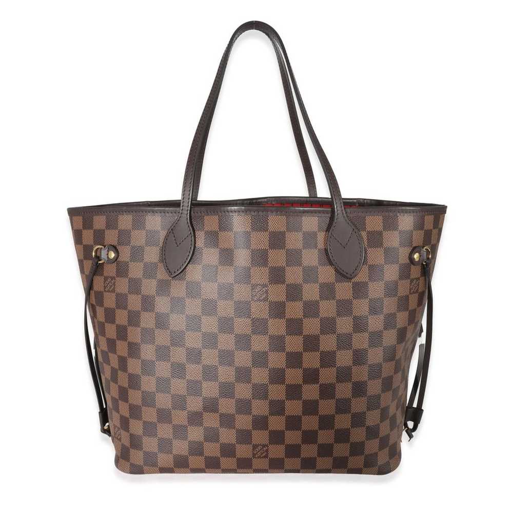 Louis Vuitton Neverfull leather handbag - image 3