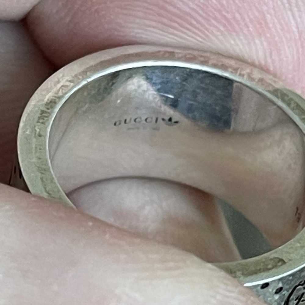 Gucci Icon silver ring - image 7
