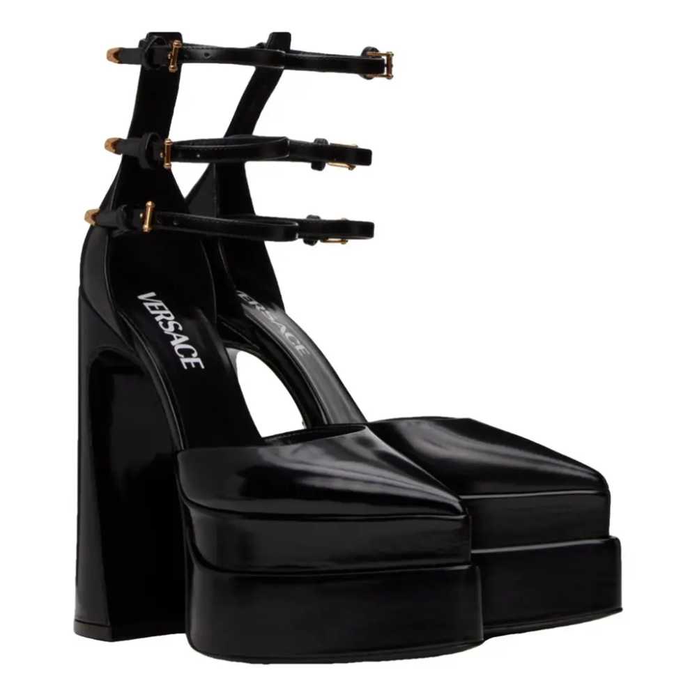 Versace Medusa Aevitas leather heels - image 1