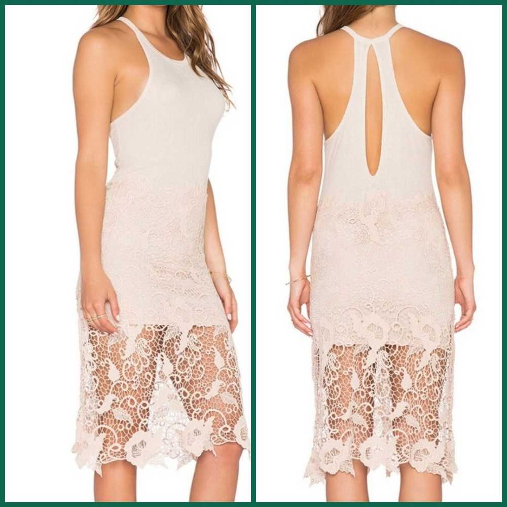 FREE PEOPLE lightweight embroidered lace overlay,… - image 3