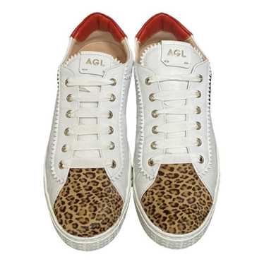Agl Leather trainers