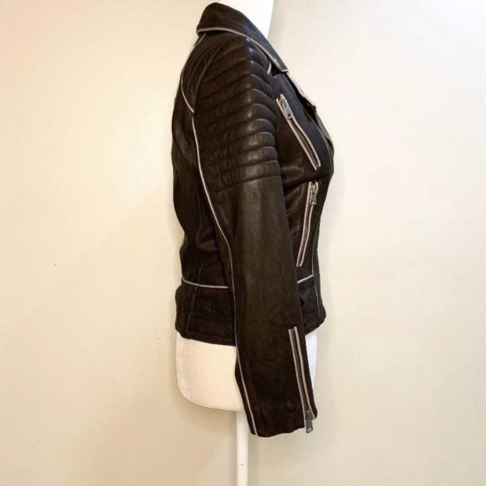 All Saints Leather biker jacket - image 4
