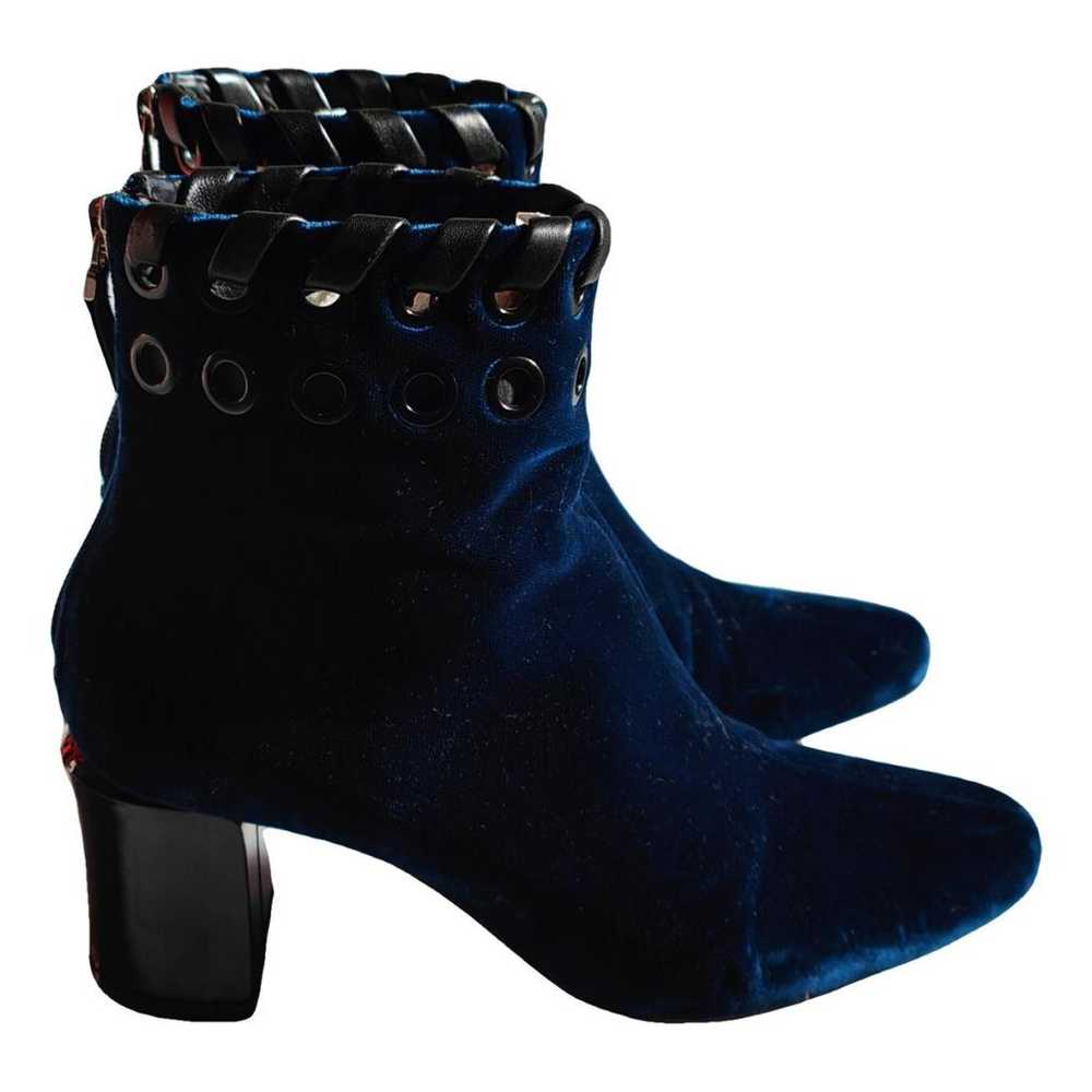 Fendi Velvet boots - image 1