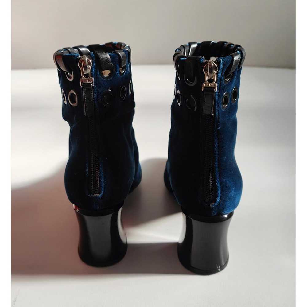 Fendi Velvet boots - image 8