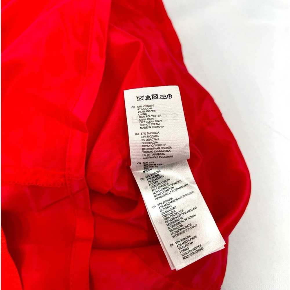 REISS Fiorella Cap Sleeve Sheath Dress in Burnt O… - image 7