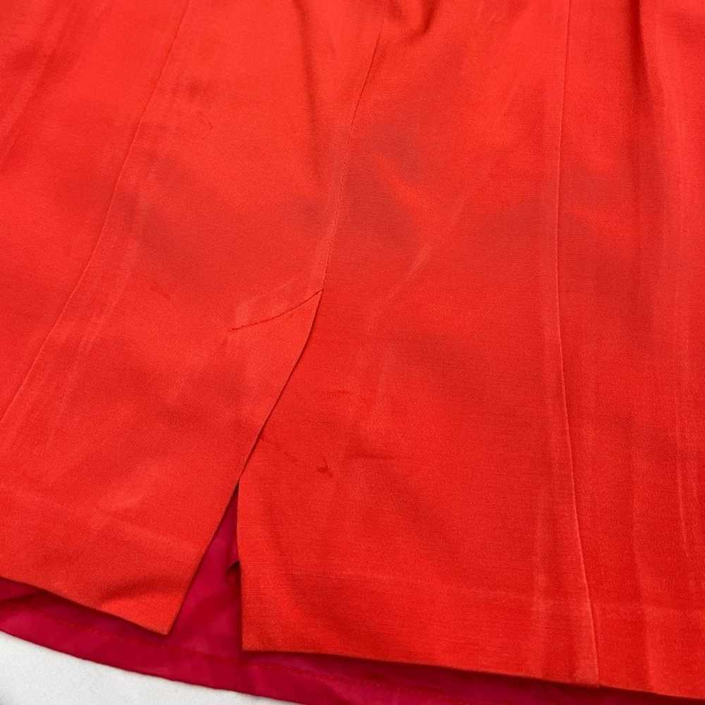 REISS Fiorella Cap Sleeve Sheath Dress in Burnt O… - image 8