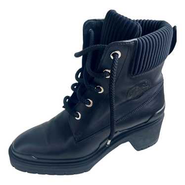 Hermès Leather biker boots - image 1