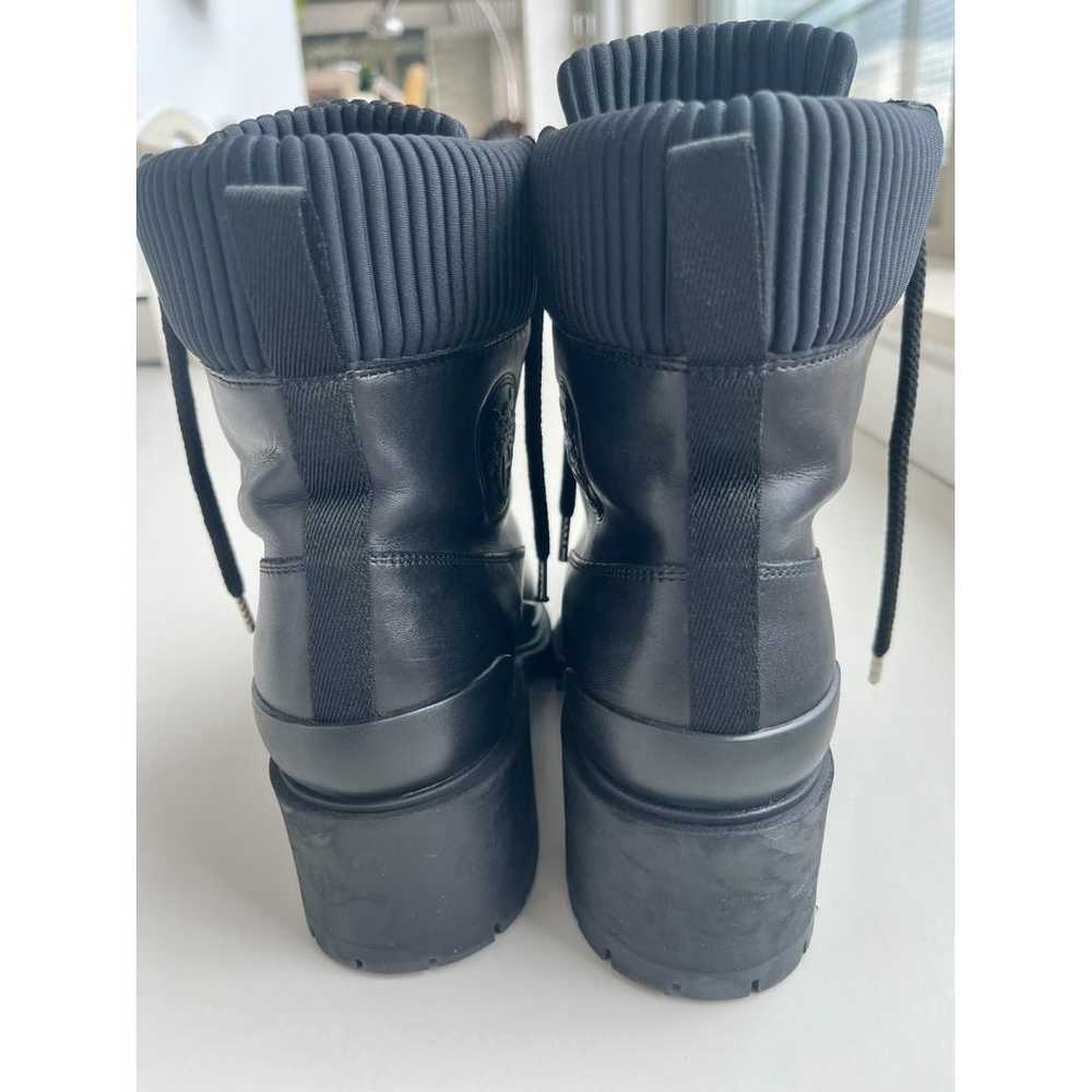 Hermès Leather biker boots - image 4