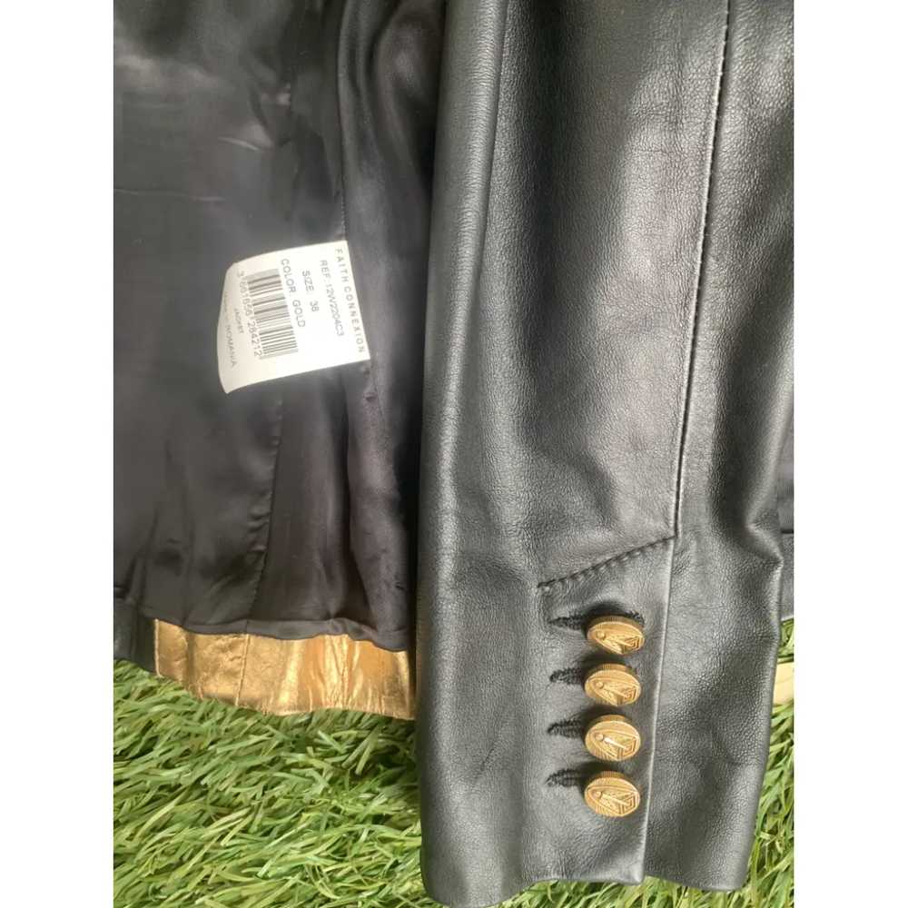 Faith Connexion Leather biker jacket - image 5