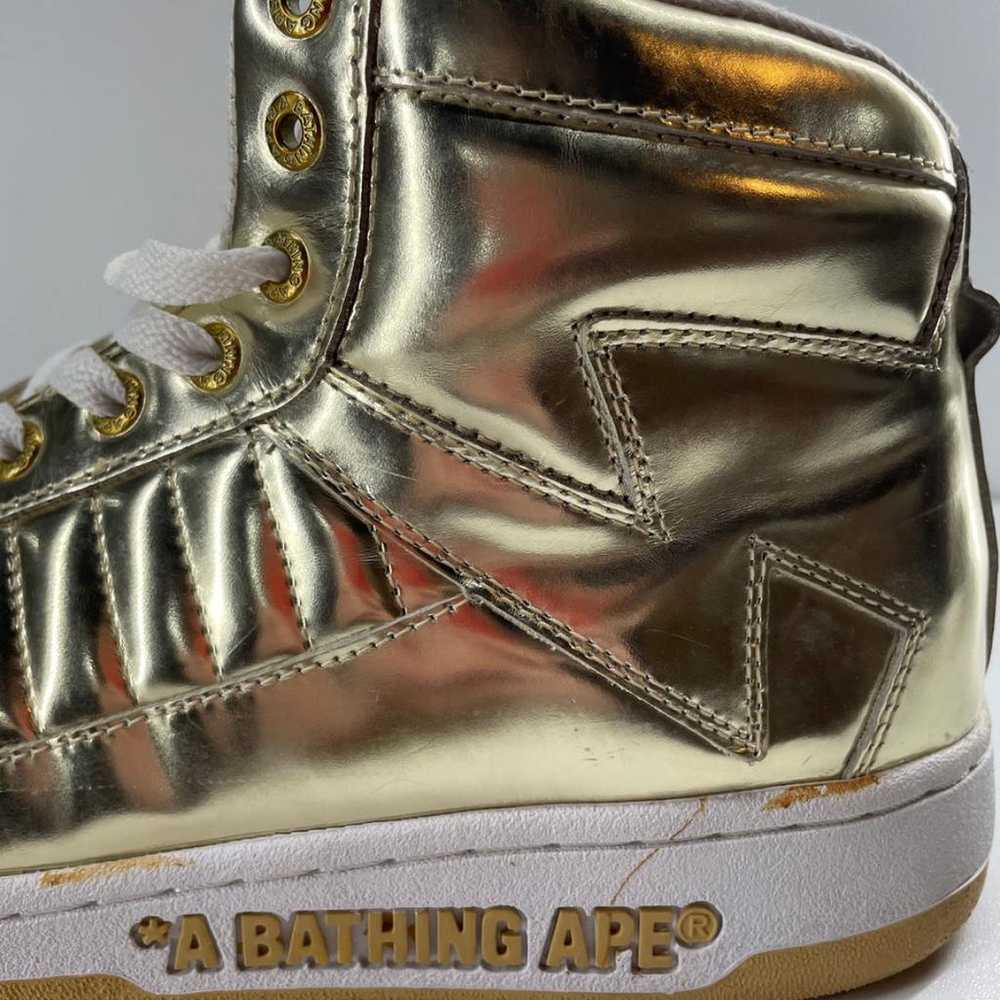 A Bathing Ape Leather trainers - image 4