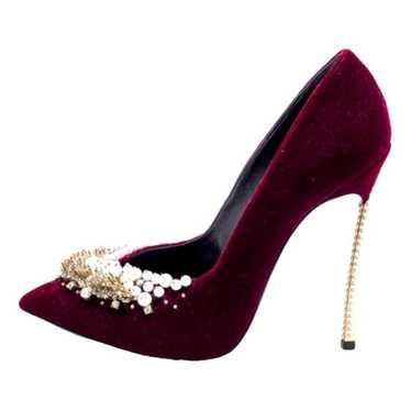 Casadei Velvet heels