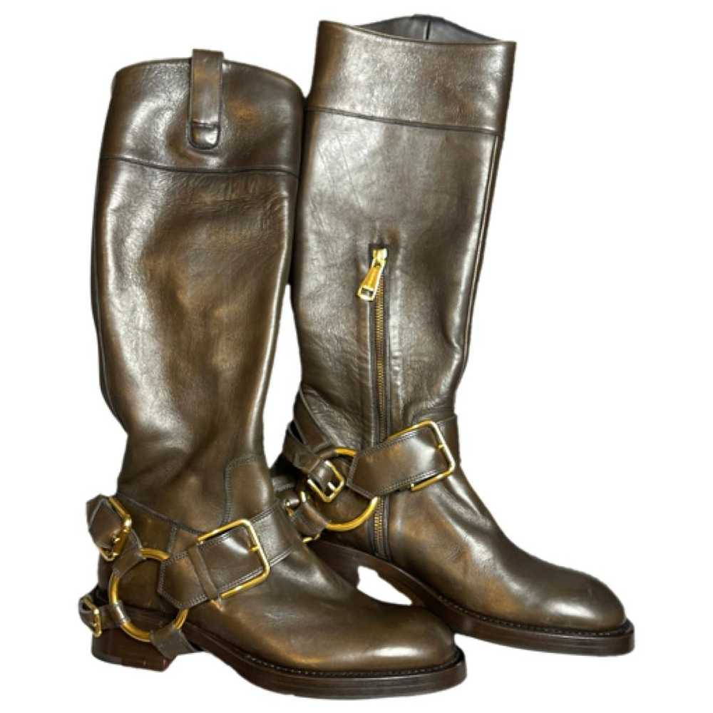 Dolce & Gabbana Leather riding boots - image 1