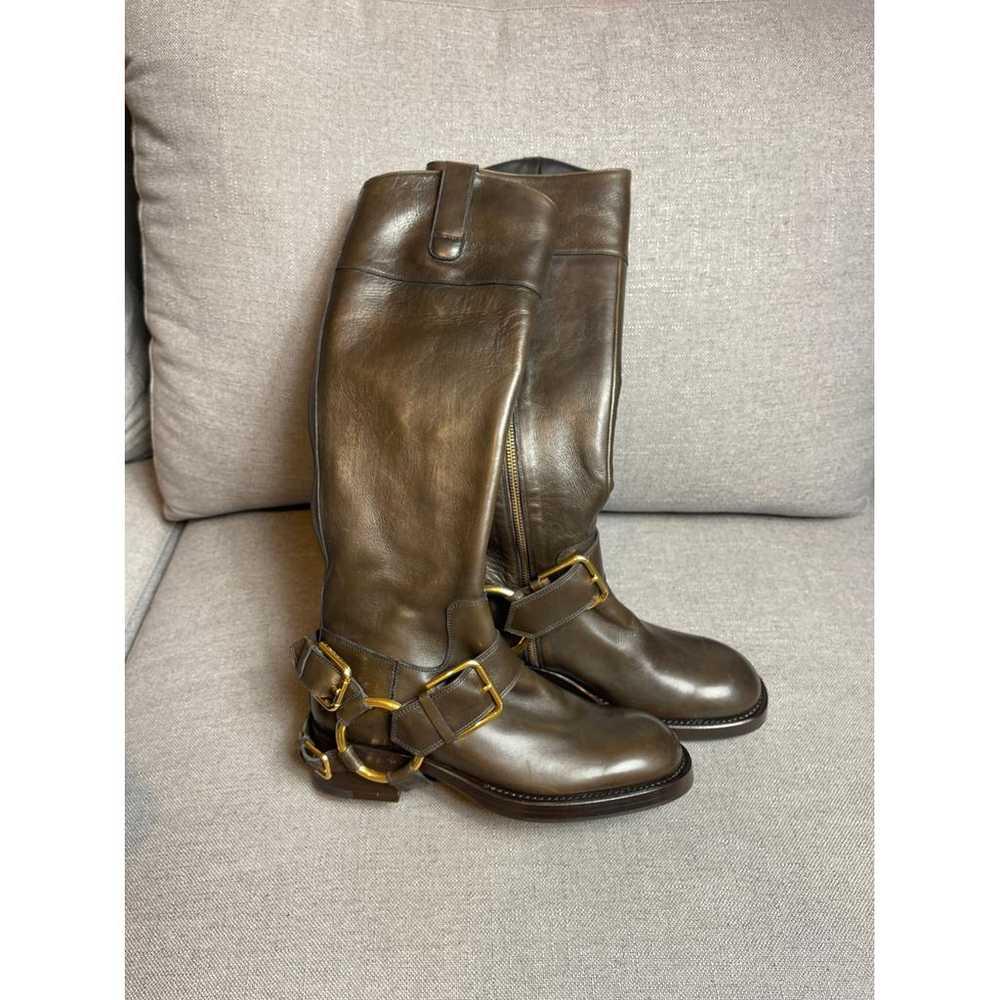 Dolce & Gabbana Leather riding boots - image 3