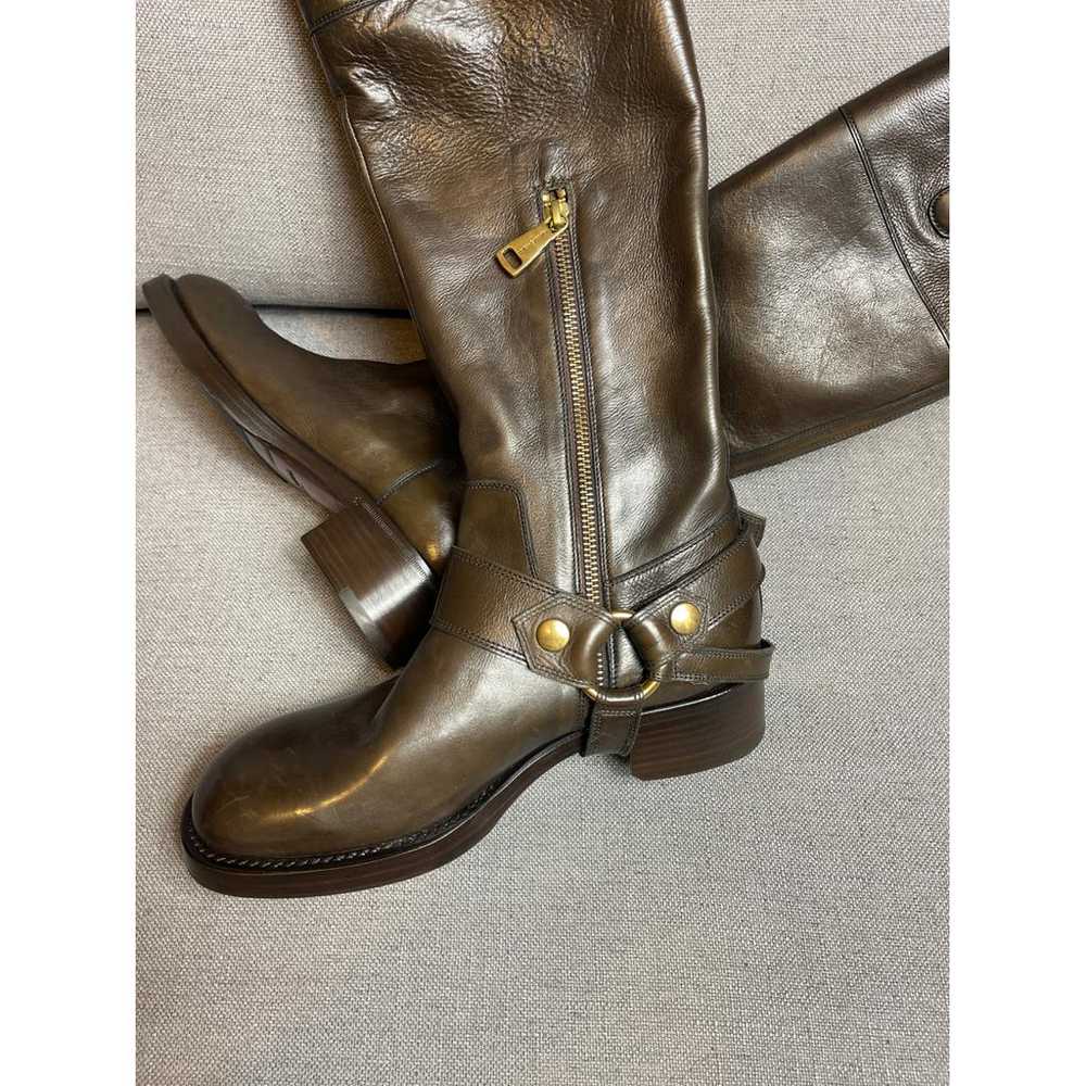 Dolce & Gabbana Leather riding boots - image 6