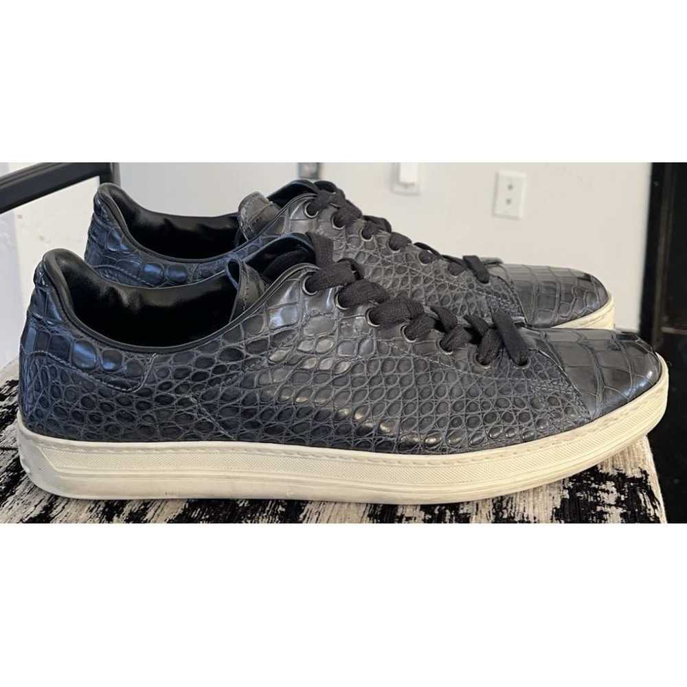 Tom Ford Alligator low trainers - image 2