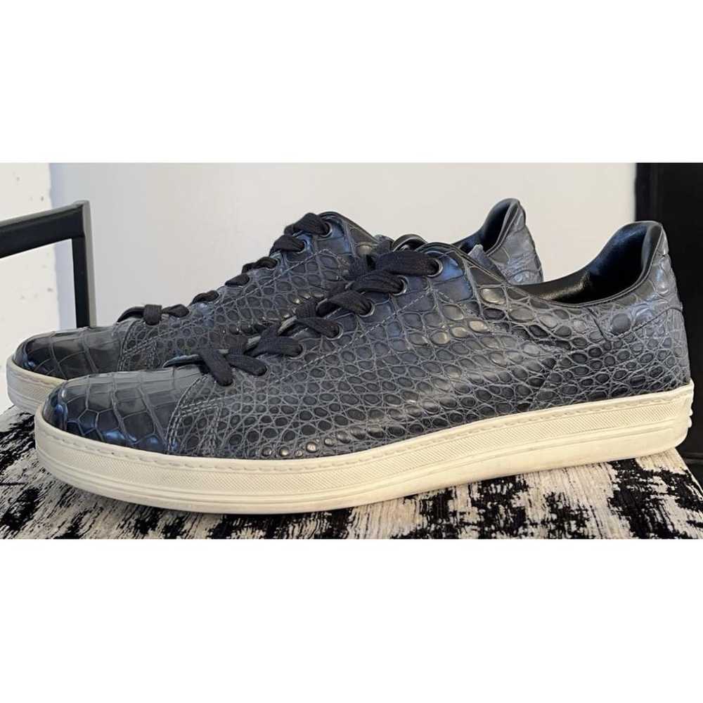Tom Ford Alligator low trainers - image 5