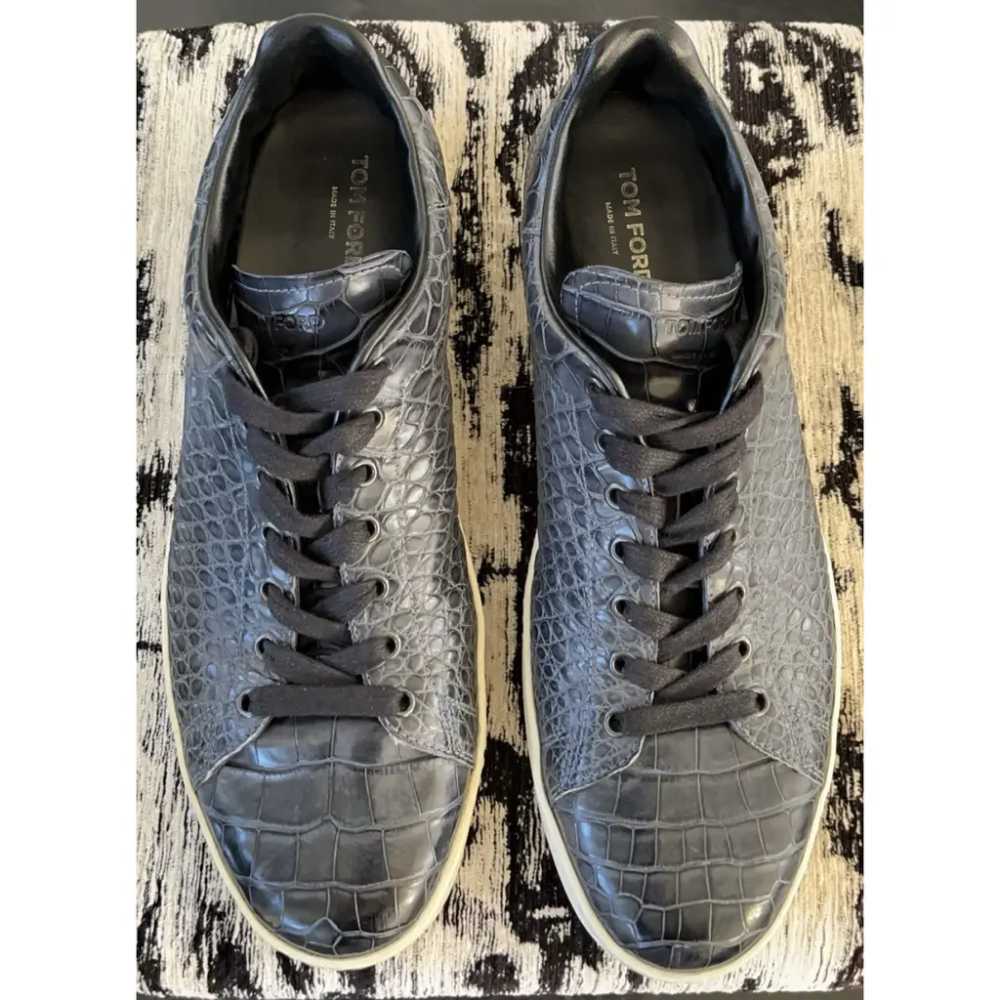 Tom Ford Alligator low trainers - image 7