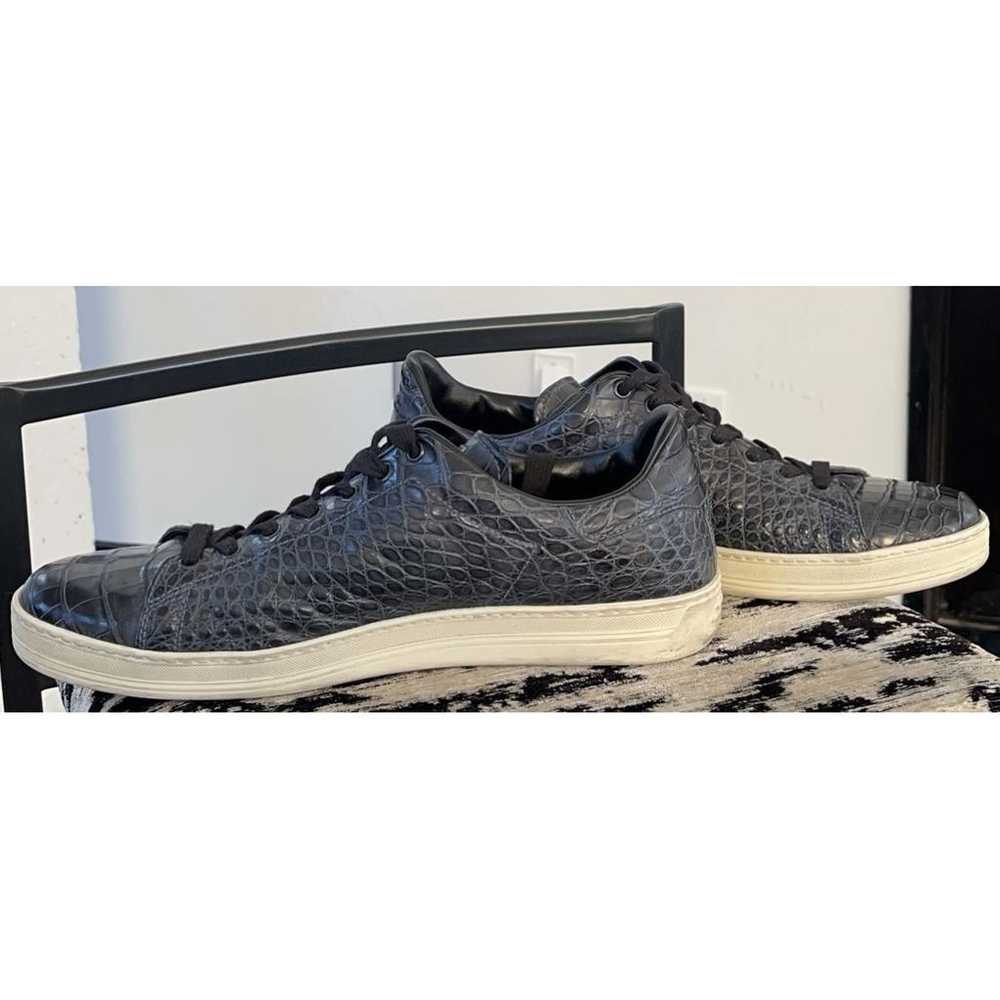 Tom Ford Alligator low trainers - image 9