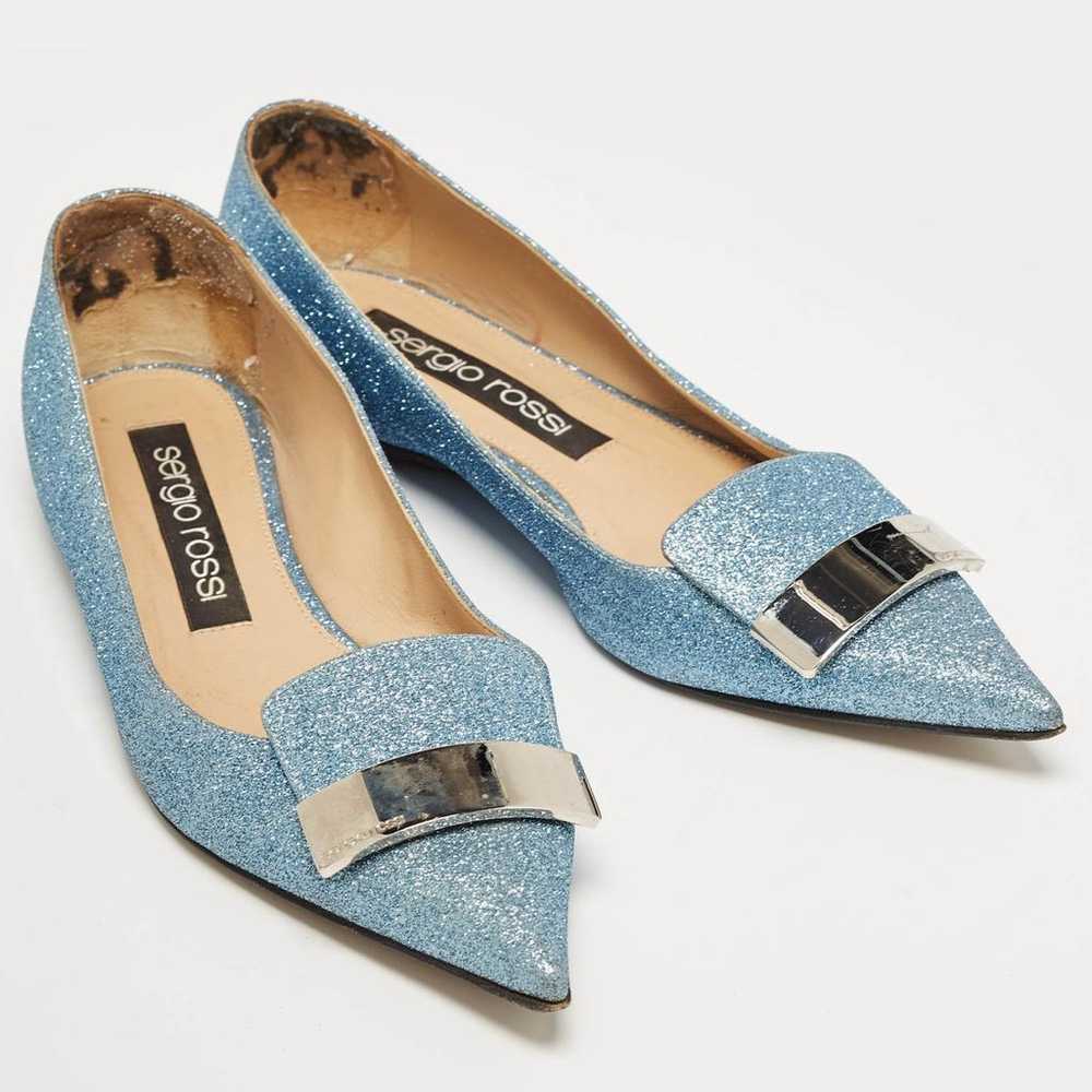 Sergio Rossi Glitter flats - image 3